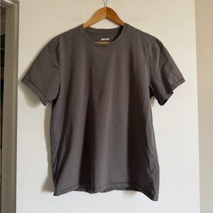 SKIMS Men’s Gray Cotton Spandex Jersey Soft Short Sleeve Tee T-Shirt size L